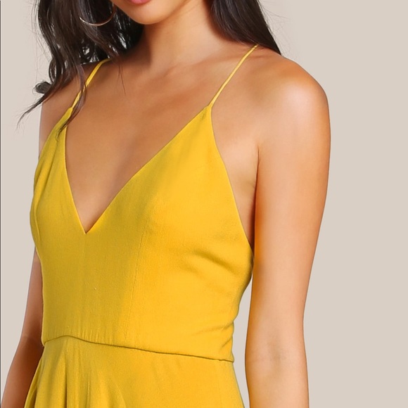 Backless High Low Cami Dresses - Picture 2 of 2